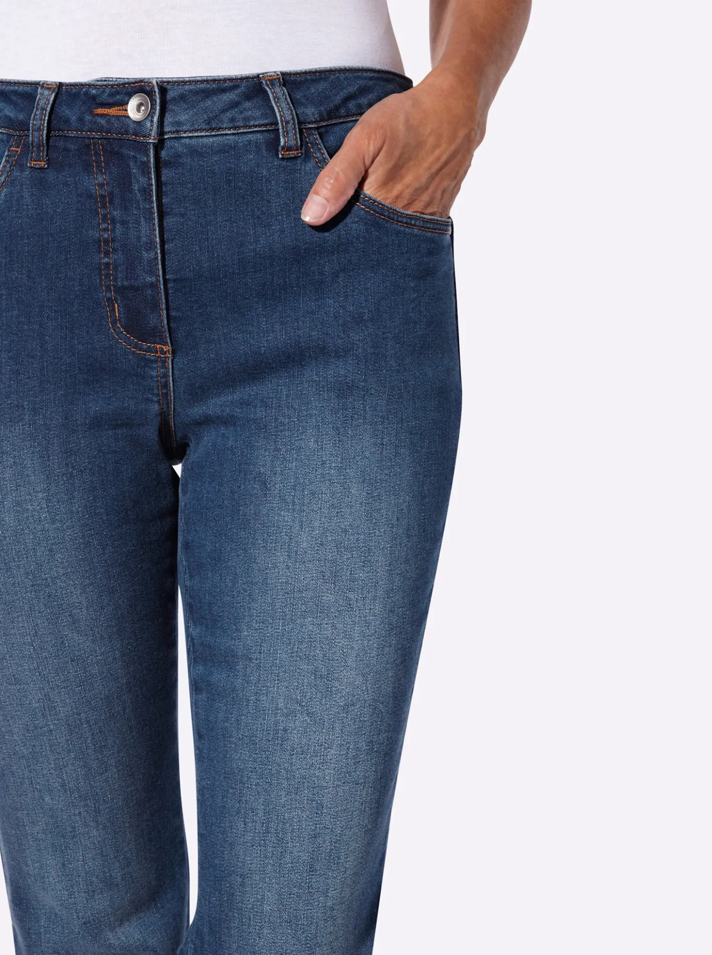 Schlagjeans in 5-Pocket-Form