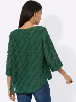 Schlupf-Bluse in Crêpe-Qualität