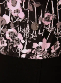 Schlupfbluse mit Blumen-Print