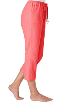 Schlupfhose aus bügelarmer Strukturware