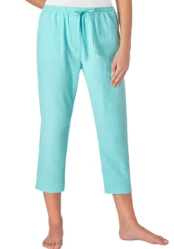 Schlupfhose aus bügelarmer Strukturware