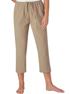 Schlupfhose aus bügelarmer Strukturware