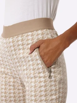 Schlupfhose im Jacquard-Jersey