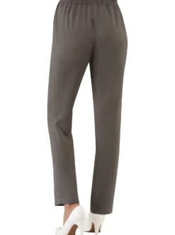 Schlupfhose in Leinen-Optik