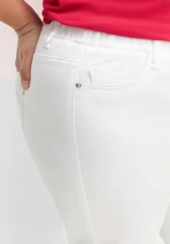 Schlupfhose in schmaler Form, aus Twill