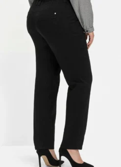 Schlupfhose in schmaler Form, aus Twill