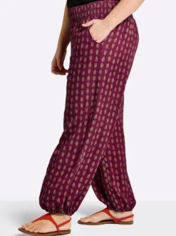 Schlupfhose mit Alloverprint