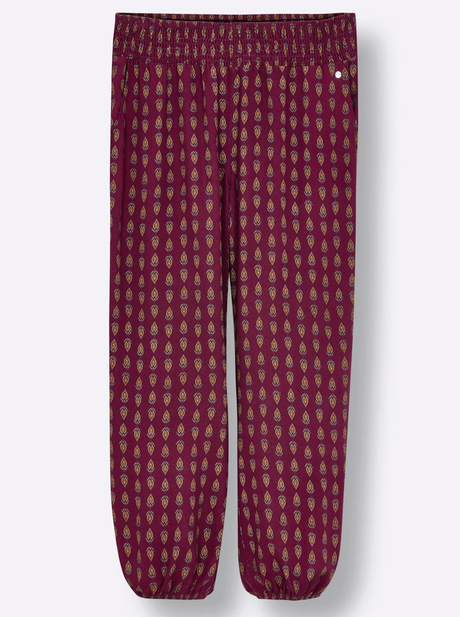 Schlupfhose mit Alloverprint