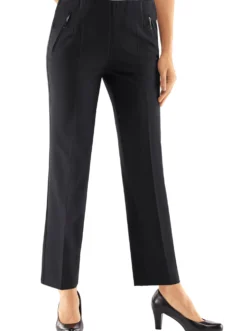 Schlupfhose mit Bügelfalten