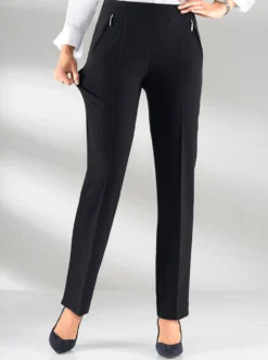 Schlupfhose mit Bügelfalten