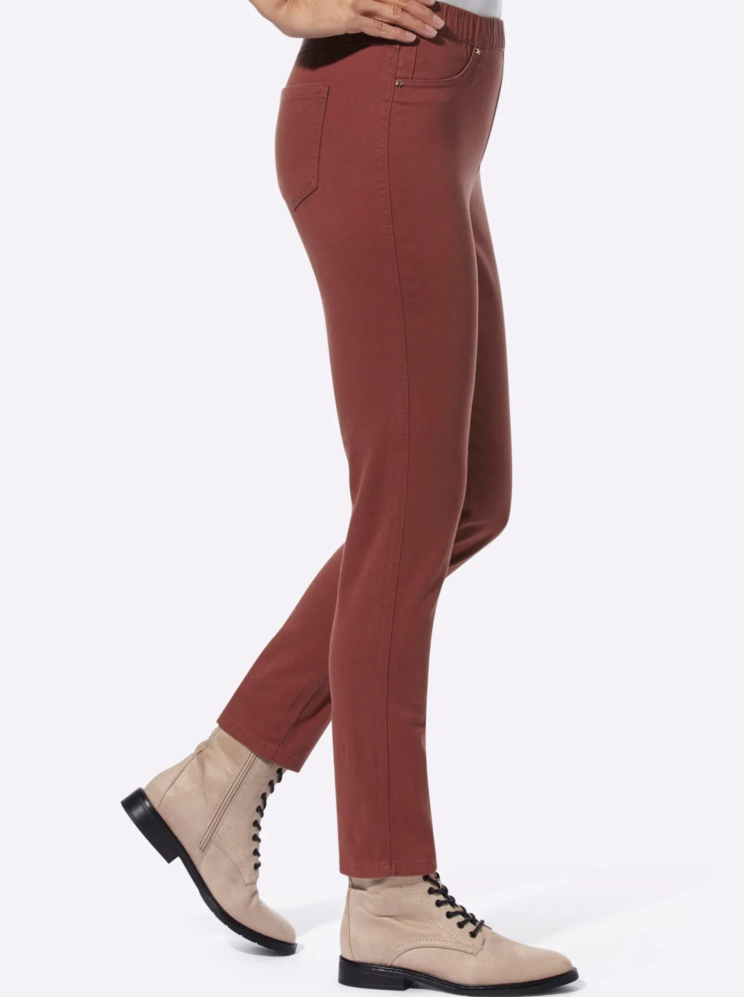 Schlupfhose mit elastischem Bund