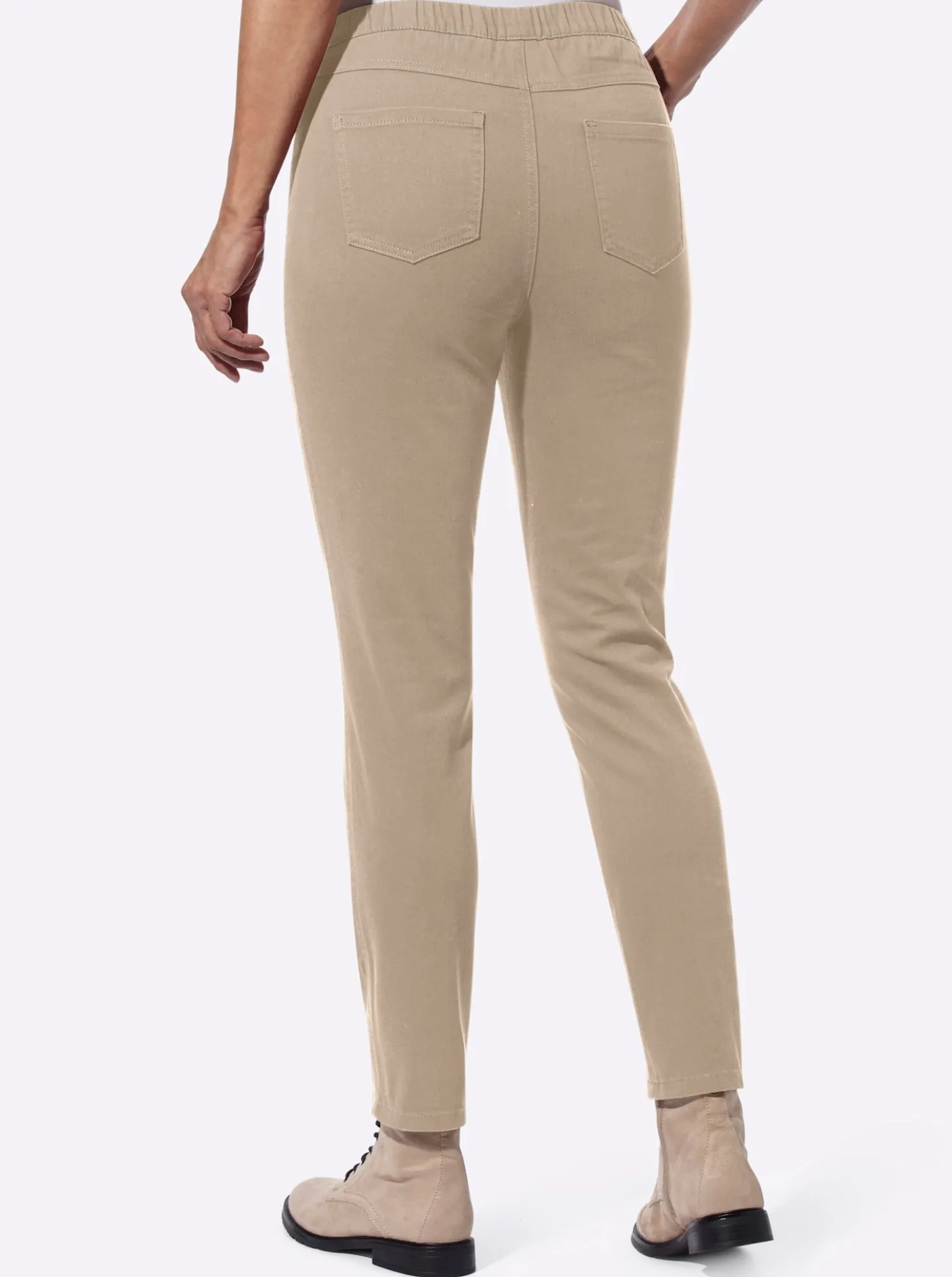 Schlupfhose mit elastischem Bund