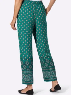 Schlupfhose mit Ethno-Dessin