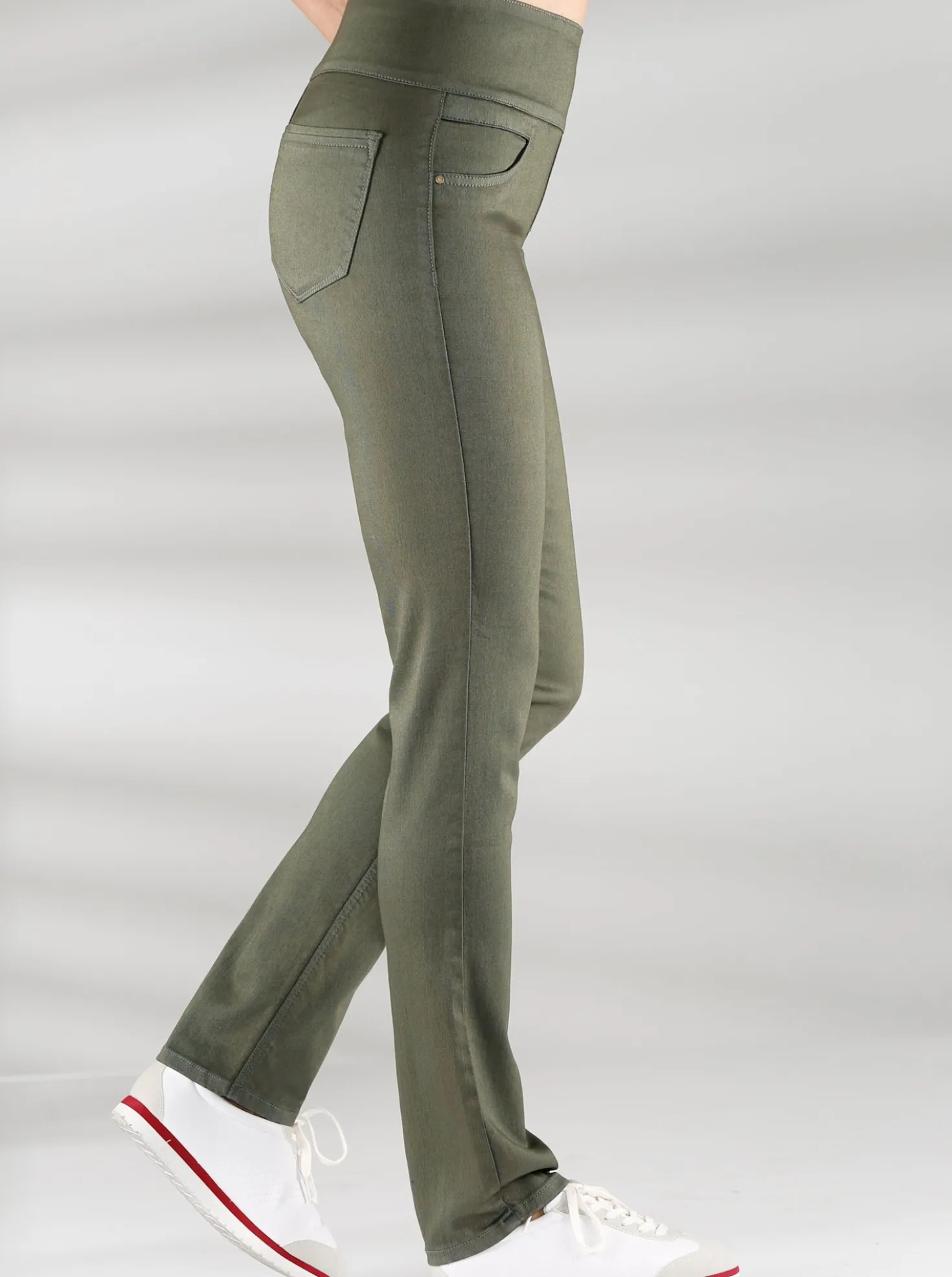 Schlupfhose mit hohem Dehnbund