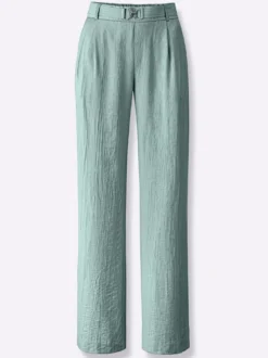 Schlupfhose mit modisch weiten Beinen