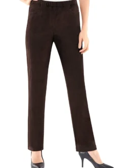 Schlupfhose mit optisch streckender Ziernaht