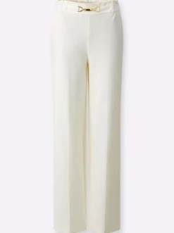 Schlupfhose mit Schmuckschließe