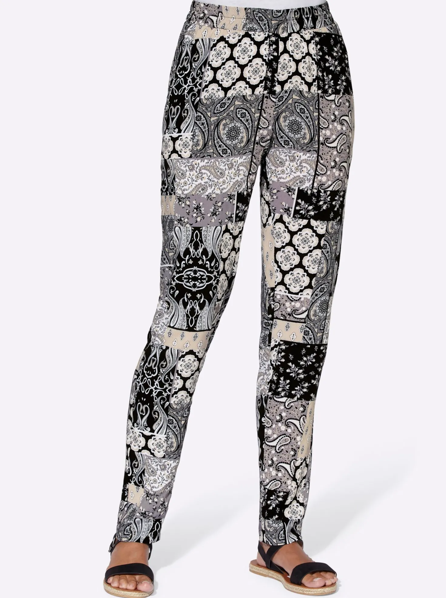 Schlupfhose mit seitlichen Taschen