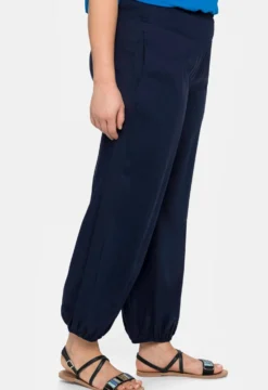 Schlupfhose mit Smokbund, weite Form