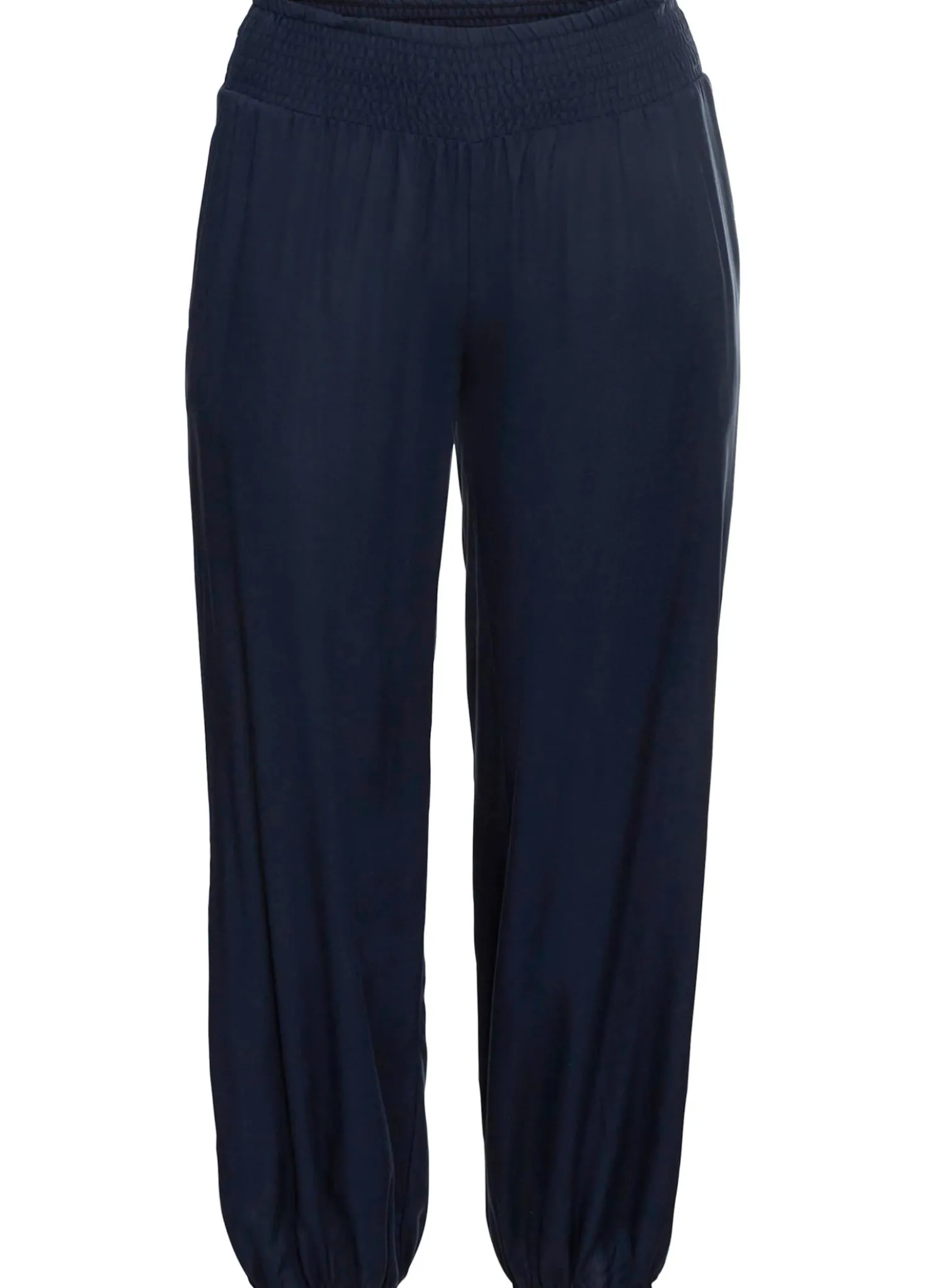 Schlupfhose mit Smokbund, weite Form