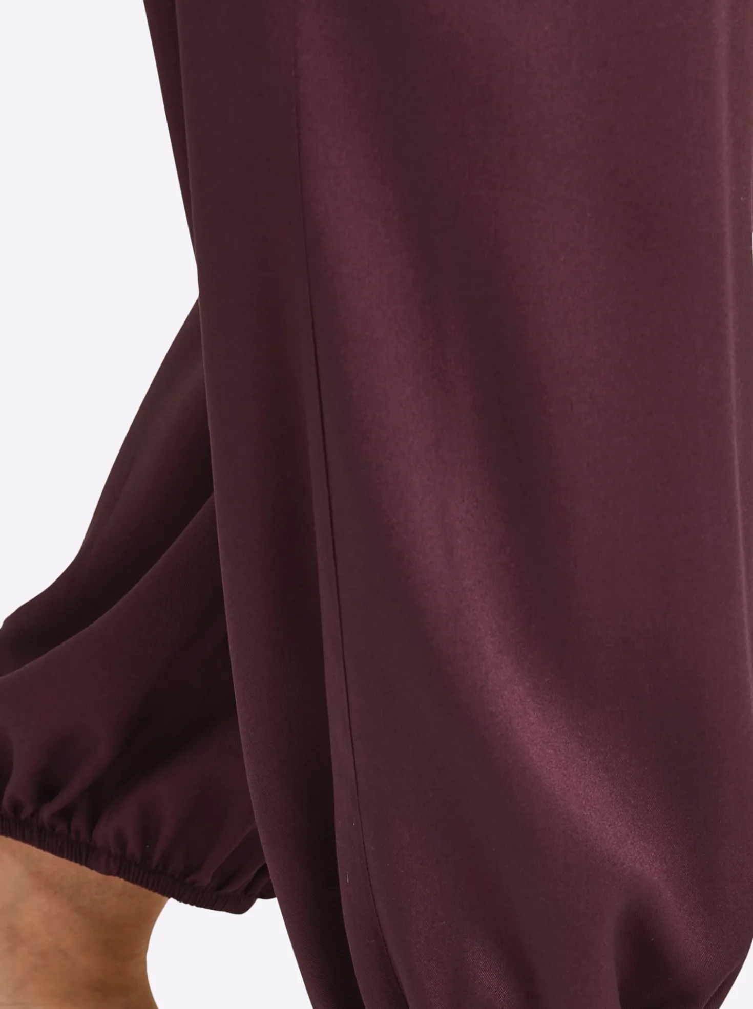 Schlupfhose mit Smokbund, weite Form