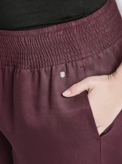 Schlupfhose mit Smokbund, weite Form