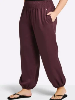 Schlupfhose mit Smokbund, weite Form