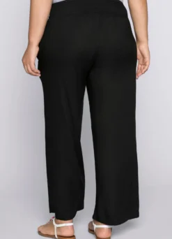 Schlupfhose mit weitem Bein