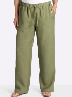 Schlupfhose mit weitem Bein
