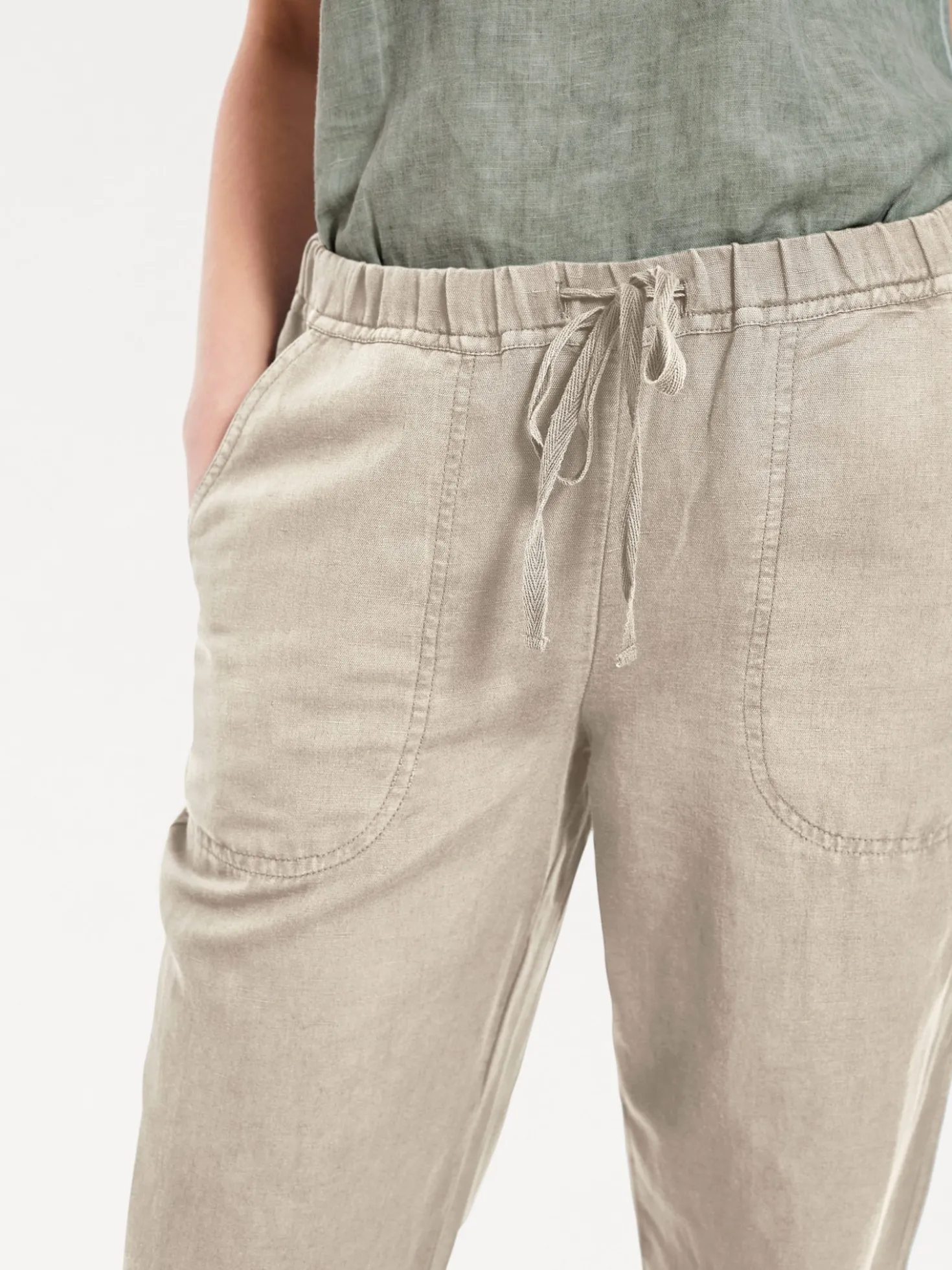 Schlupfhose mit weitem Bein
