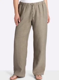 Schlupfhose mit weitem Bein