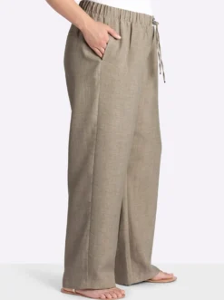 Schlupfhose mit weitem Bein