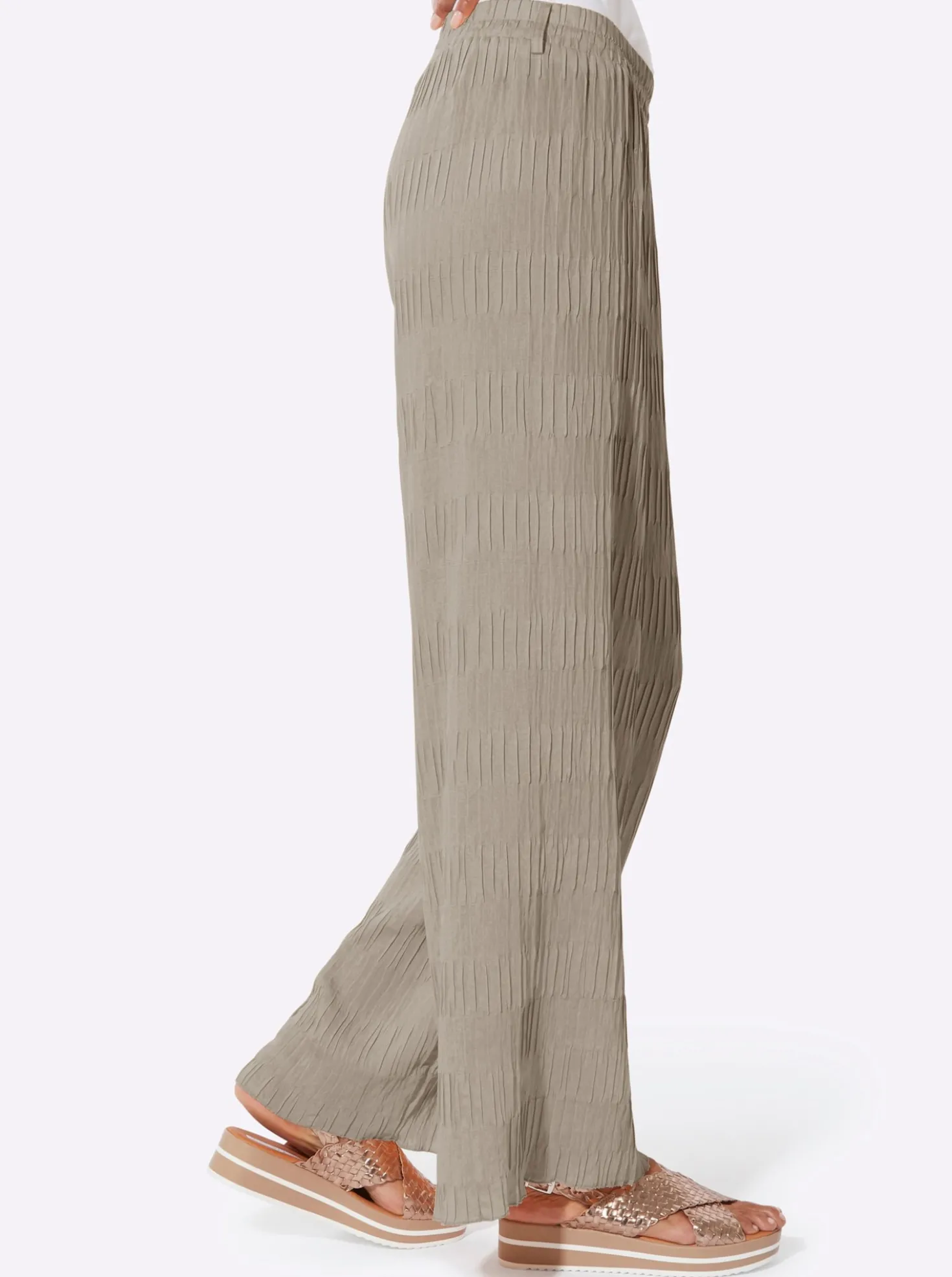 Schlupfhose mit weiten Beinen