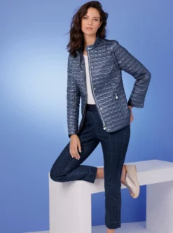 Schlupfjeans im Materialmix mit Baumwolle und Lyocell
