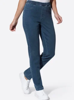 Schlupfjeans in dezenter Waschung