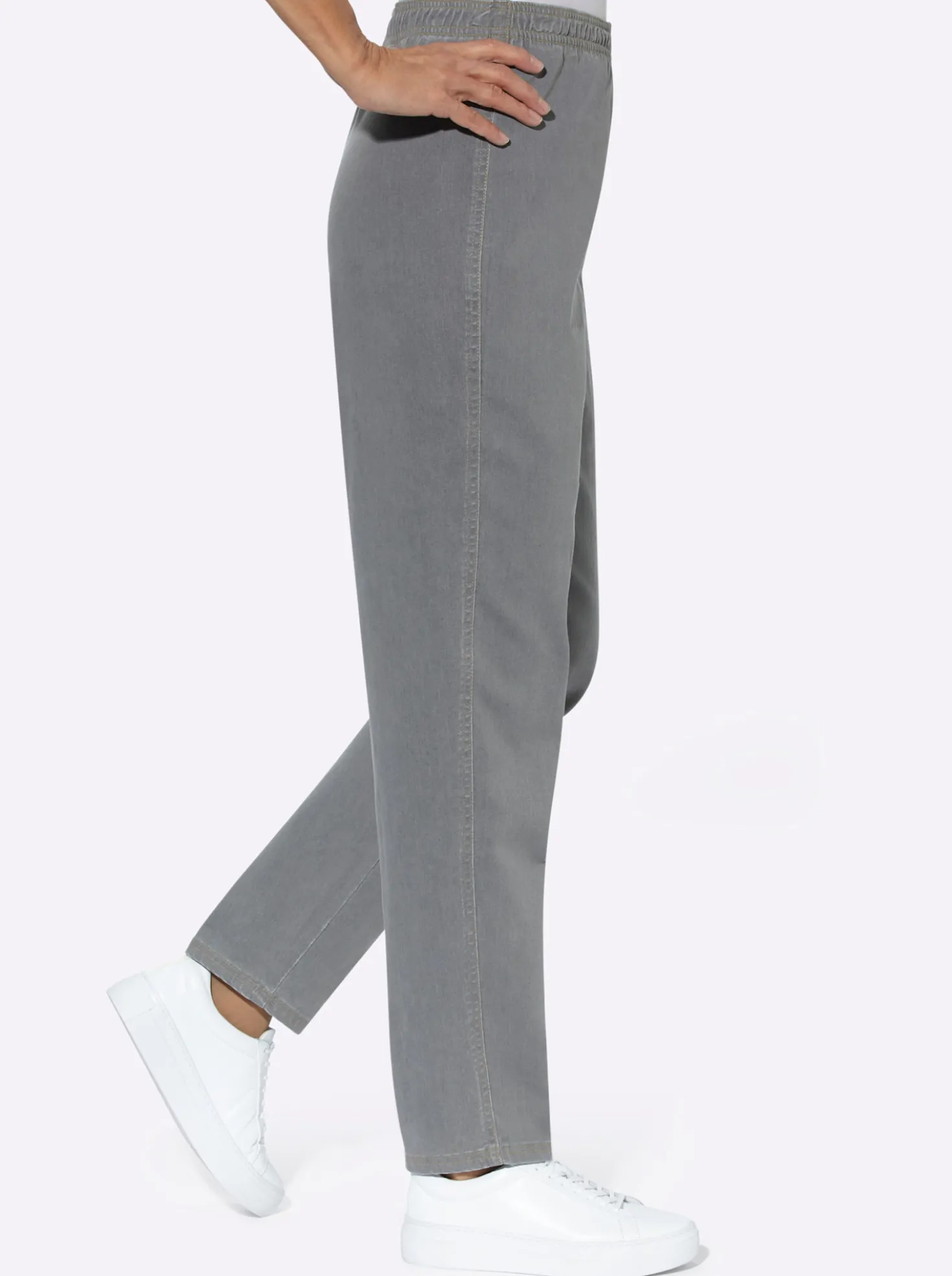 Schlupfjeans in Stretch-Qualität
