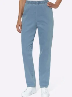 Schlupfjeans in Stretch-Qualität