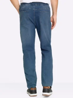 Schlupfjeans mit Kordelzug