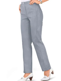 Schlupfjeans mit Rundum-Dehnbund