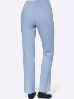Schlupfjeans mit Rundum-Dehnbund