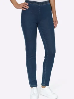 Schlupfjeans schmal geschnitten