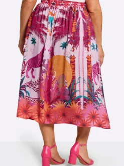 Schlupfrock im Multicolor-Print