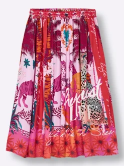 Schlupfrock im Multicolor-Print