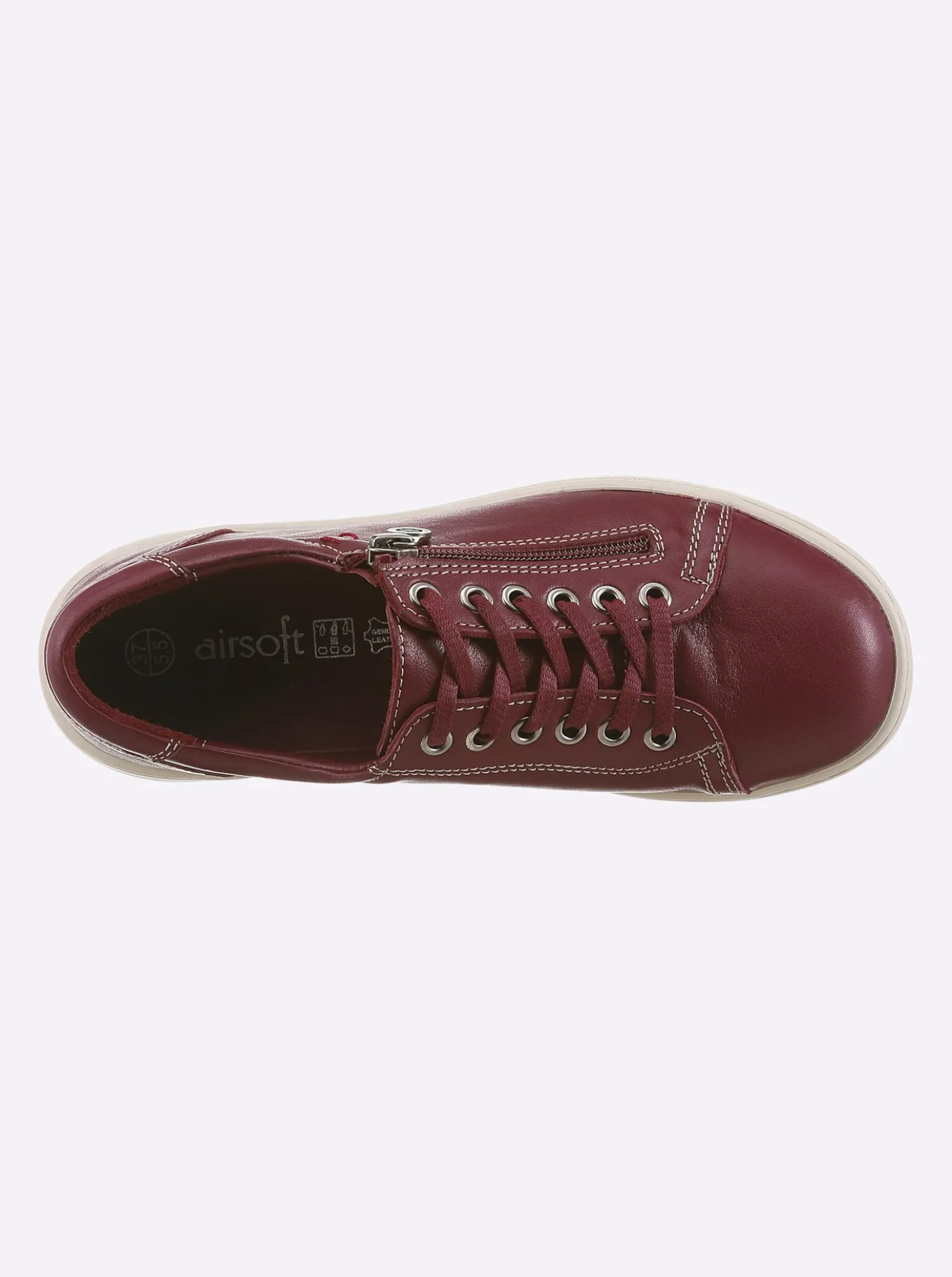 Schnürschuh mit Leder-Ausstattung