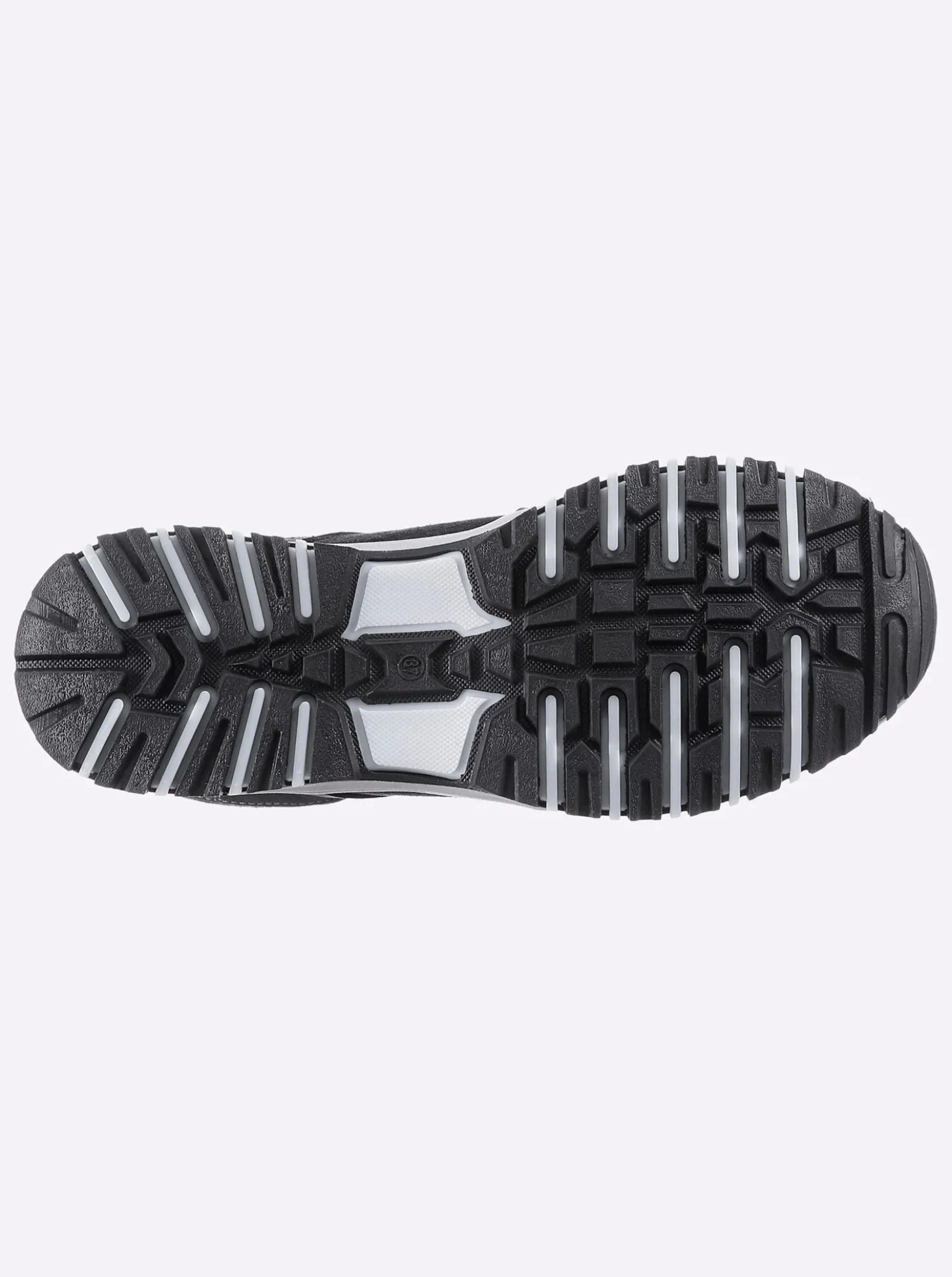 Schnürschuh mit Nubukleder