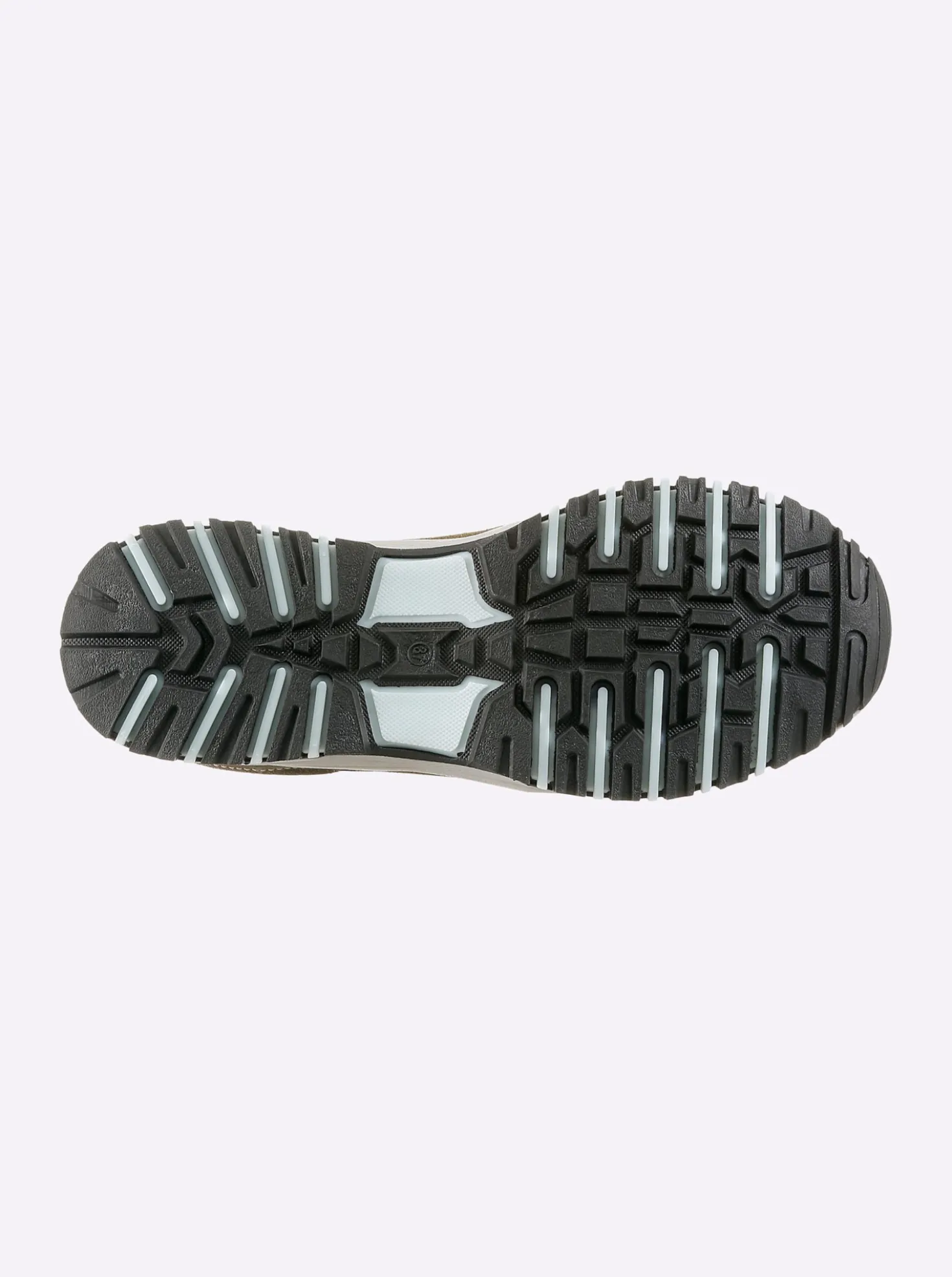 Schnürschuh mit Nubukleder