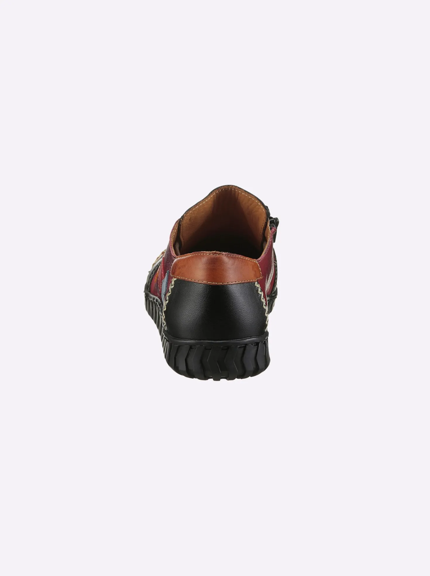 Schnürschuh mit seitlichem Reißverschluss