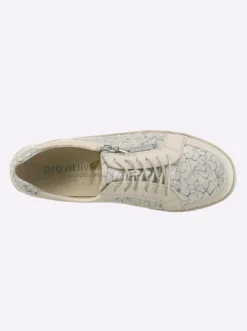 Schnürschuh mit seitlichem Reißverschluss