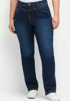 Shaping-Jeans mit geradem Bein