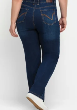 Shaping-Jeans mit geradem Bein
